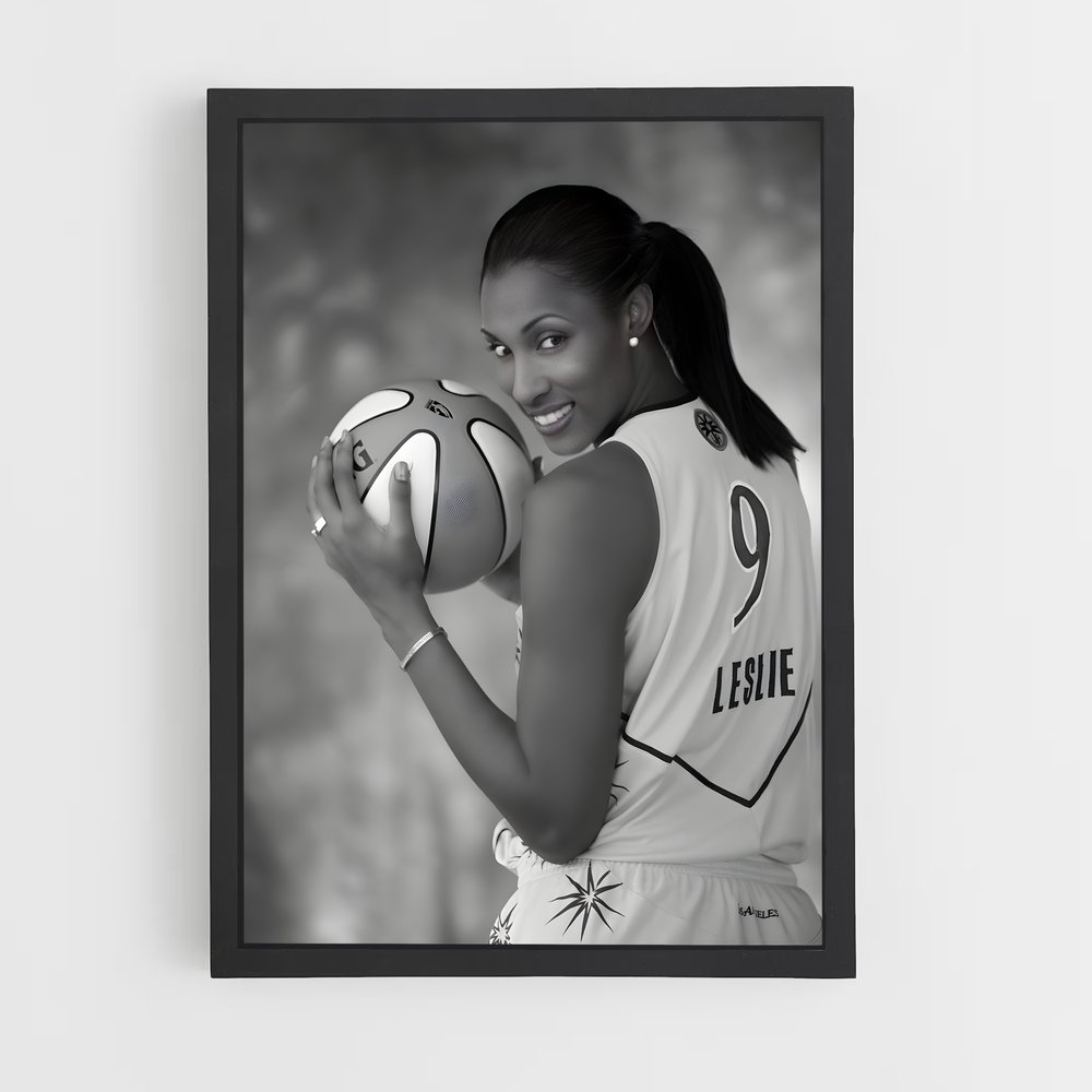 Poster Lisa leslie – affiche Basketball (vue 2)